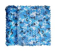 Camo Netting, Camouflage Net for Hunting, Shooting, Military Theme Party Decoration, Sunshade, Car Cover, Ground Blind, Kids Den, Camping, Camouflage Netting 1-20m(Blue,1.5x9M)