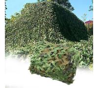 Camo Netting Mesh Nets, Bulk Roll Camouflage Net with Nylon Ropes, Camo Tarp Sunshade Net for Camping Shooting Car Cover Theme Party Decoration Photography Outdoor Kids Den(Green,9x12m)
