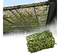 Camo Netting Reinforced Camouflage Netting Military Shade Net 2.5x6m 3x5m 3.5x8m 4x9m 5.5x7m 6x8m Hunting Camouflage Net for Sunshade Camping Shooting Shelters(1.5x8m)