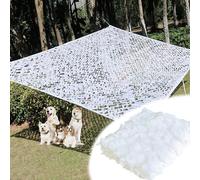 Camo Netting White Bulk Roll Camouflage Netting For Garden 2m 3m 4m 5m 6m 7m 8m 9m 15m Lightweight Durable Oxford Fabric,sunscreen Shade Net For Camping Party Decor Game Kids(4x6.0 m)