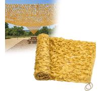 Camo Netting yellow Camo Net 2x7.5m 3x10m 1x5m 5x11m 6.5x9m outdoor Garden Sunshade Camouflage net, Shooting Camouflage Netting Sunscreen Nets for Decoration Theme Party(2x6m)