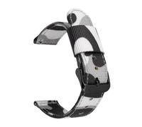 Camo Nylon Strap 18/20/22/24mm Quick Release Camouflage Men Canvas Military Replace Bracelet Watch Band Accessories, White Camo 02, 22mm