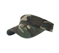 Camo Open-Top Golf Cap for Women Men, Breathable Adjustable Unisex Hat with Hook-and-Loop Closure Lightweight Cotton Sports Hat for Golf Running Travel Outdoor Men's Headwear Costume Accessory