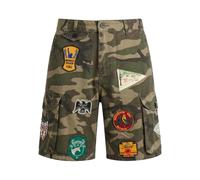 Camo Patchwork Cargo Shorts - male - Found - Casual Shorts - Multicolor - W30 - Shorts W30