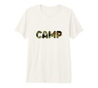 Camo Print Camp Word Premium T-Shirt