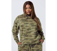 Camo Print Hoodie Yours Light Khaki 26-28