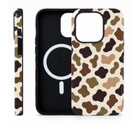 Camo Print Phone Case compatible with iPhone, Compatible with MagSafe | Raised Bezel Protection, Tactile Button Feedback, Ultra-Texture Pattern, 2.1mm Camera Guard, Dual-Layer Design