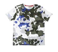 Camo Print White Tee Shirt - male - Alpha Industries - Multicolor - S - Tops S