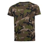 Camo Short Sleeve T-Shirt SOL'S Green L