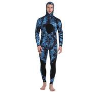 Camo Spearfishing Wetsuits Men 3mm Neoprene 2-Pieces Hooded Super Stretch Diving Suit