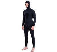Camo Spearfishing Wetsuits Men 3mm Neoprene 2-Pieces Hooded Super Stretch Diving Suit