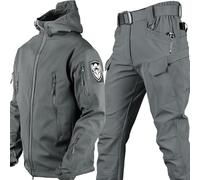 Camo Tactical Combat Suit Jacket and Trousers Uniform for Hunting - Camouflage Clothing for Men