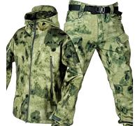 Camo Tactical Combat Suit Jacket and Trousers Uniform for Hunting - Camouflage Clothing for Men