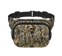 Camo Yellow & Green Print Stylish and Practical Waist Bag,Adjustable,Perfect for Travel,and Outdoor Activities