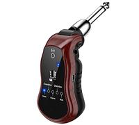 CAMOLA Guitar Headphone Amp Mini Guitar Headphone Amplifier Pocket Plug Guitar Amplifier Rechargeable BT Receiver With Clean Chorus Flanger Metal and Wah 5 Effects for Electric Guitar