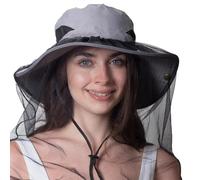 CAMOLAND Sun Hat with Removable Mesh Head Net Safari Hat Outdoor UV Protection