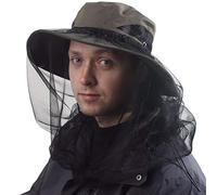 CAMOLAND Sun Hat with Removable Mesh Head Net Safari Hat Outdoor UV Protection Army Green