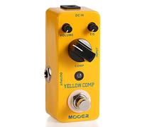 CAMOLO MOOER Guitar Pedal with Yellow Optical Compressor Comp for Electric Guitar, Acoustic Guitar, Bass, True Bypass
