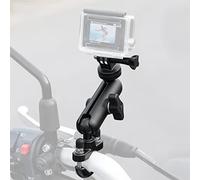 CAMOLO Motorcycle Action Camera Mount Holder, Handlebar Mount Clip for Bike/Bicycle/Motorcycle/Motor,Compatible with GoPro Hero 6/7/8/9&Other Action Camera
