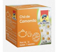 Camomile Tea Da Terrinha | Pure Chamomile Herbal Infusion | Soothing & Relaxing | Caffeine-Free | Natural Sleep Aid & Calming Drink | 7 Biodegradable Tea Bags (7g Total)