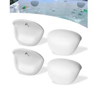 Camoo 4-Pack 6472-970 (6455-474) Spa Pillow Replacement for Sundance 680 Reverse Wrap Around Gray Pillow Fit for 2007 to 2017 Sundance 680 Series Spas Pillow