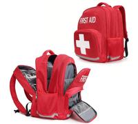 Camoredy Large Empty Emergency First Aid Bag Trauma Kit EMT Backpack with Multiple Compartments for Car Home Travel