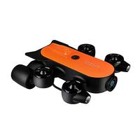 Camoro Underwater Drone T1 with 4K UHD Action Camera RC ROV Underwater Robot with Claw Real-time Steaming for Fishing Recording Adults (Orange 150m)