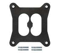 Camotokiit Engine Carburetor Heat Insulator Gasket Spacer 9266 for Edelbrock Performer Intake Mainfold Compatible with Holley Carbs 2 Hole Divided Center Warm Start Heat Soak Fix