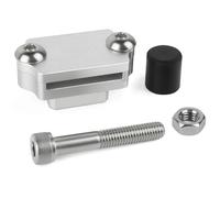 Camotokiit Universal Adjustable Billet Race Clutch Pedal Petal Stopper Plate Bracket Crank