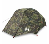 (camouflage, 490 x 330 x 185 cm) vidaXL Fishing Tent 5-Person Olive Green Waterproof tent fishing shelter