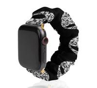 Camouflage Aliens Elastic Scrunchie Watch Bands Bracelet Strap Compatible with IWatch Series 6 5 4 3 2 1 Golden-style 38mm/40mm