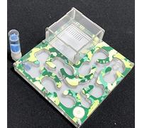 Camouflage ant farm anthill Educational formicarium with moisture and auto water feeder set for LIVE ants (Camouflage summer)