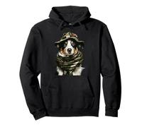 Camouflage Australian Shepherd Camo Hunter Dog Hunting Pullover Hoodie