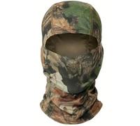 Camouflage Balaclava Mask Lightweight Breathable Camo Hood Snood Airsoft Military Army Hat Head Full Face Neck Cover Sheisty (UK, Alpha, S, L, Woodland Camouflage - Dark)