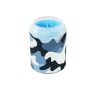 Camouflage Blue Reusable Mud Paw Clean Station Soft Silicone Bristles Feet Bathing Brush for Cats Dogs limpiador de patas para perro