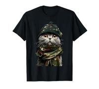 Camouflage British Shorthair Cat Camo Feline Animal Hunter T-Shirt