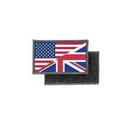 Camouflage Camouflage Print Patch Flag Mix USA UK English