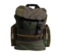 Camouflage Canvas Backpack - male - Dolce & Gabbana - Backpacks - Green - ONE SIZE - Bags ONE SIZE