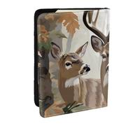 Camouflage Deer_1 Printed Passport Holder - 6.5 x 4.5 Inch RFID Blocking Travel Wallet,Stylish Passport Cover,Lightweight Document Organizer for Cards