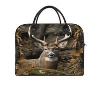 Camouflage Deer Duffel Bag Lightweight Travel Gym Bags Large Capacity Tote Bag for Daily Storage Works Trips