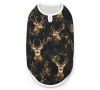 Camouflage Deer Hunting Pattern Pet Shirts for Dog Cat Soft T-Shirts Sleeveless Puppy Vest Lightweight Dogs Clothes