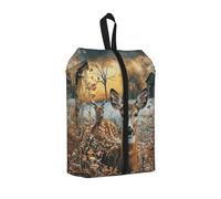 Camouflage Deer Print Travel Shoe Bag, Portable Shoe Bag with Zipper Closure Unisex Shoe Pouch Lightweight Shoe Organizer for Travel Storage Home Use, 1Pcs