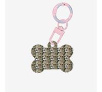 Camouflage Deer Printing 1 Pc Dog Bone Shape Id Tags Double Sided with Key Ring Craft for Pets