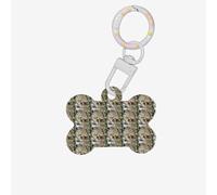 Camouflage Deer Printing 1 Pc Dog Bone Shape Id Tags Double Sided with Key Ring Craft for Pets