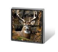 Camouflage Deer Suit Lapel Pin Fashion Lapel Pins for Men Women for Backpacks Funny Hat Brooch Pin Personalized Bag Lapels Badge Metal Novelty Buttons & Pins (Square)
