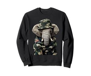 Camouflage Elephant Camo Animal Hunter Wildlife Hunting Sweatshirt