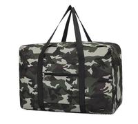 Camouflage Extra Large Moving Bags Heavy Duty Storage Bags Waterproof Oxford Storage Tote Duffle Bag with Zippers(S)