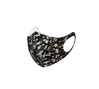 Camouflage Face Mask Reusable Cotton Face Masks, Breathable Cloth Dust mask, Washable Mouth, Nose Shield & Face Covering Protection, Anti Smoke Pollution Bike Motorcycle Sport- Kids 2Pcs