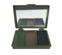 Camouflage Face Oil - Three Color Training Boxed Mirror, CS Enthusiast Paint | Outdoor Hunting Jungle Stick Body Makeup Sweatproof Stealth Skin Shield