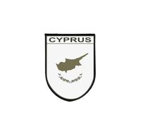 Camouflage Flag Patch Cyprus Tactical Print Self-Gripping